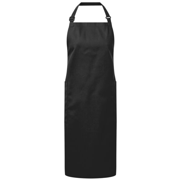 Premier Recycled Polyester and Fairtrade Organic Cotton Bib Apron Thumbnail