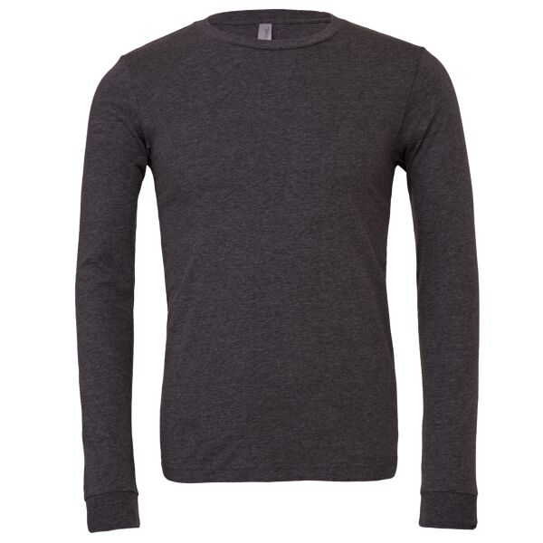 Unisex Heather CVC Jersey Long Sleeve Tee Thumbnail