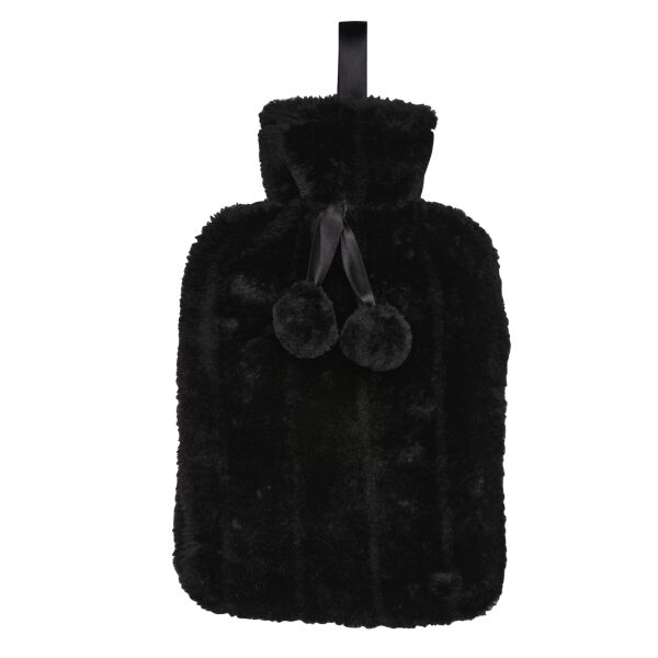 Luxury classic faux fur hot water bottle and cover Thumbnail