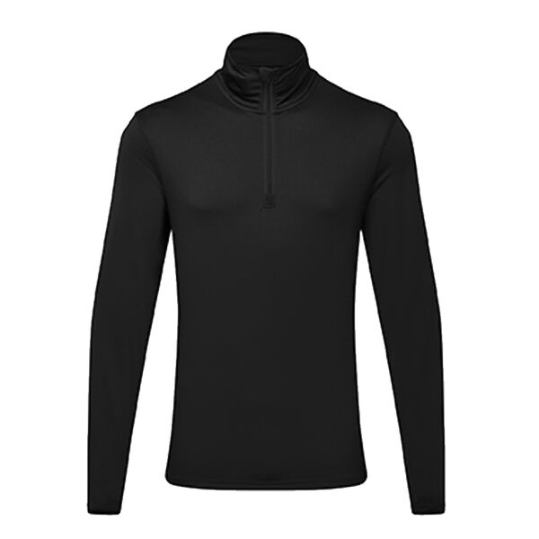 TriDri® recycled long sleeve brushed back ¼ zip top Thumbnail