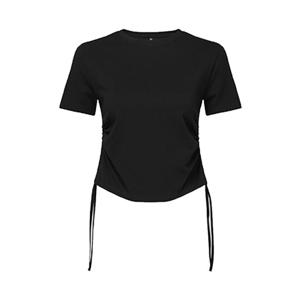 Women’s TriDri® ruched crop top Thumbnail