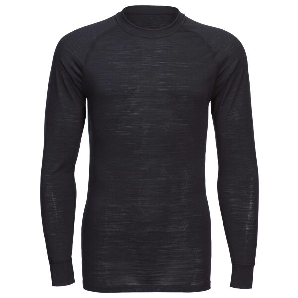 Merino wool crew neck long sleeve top Thumbnail