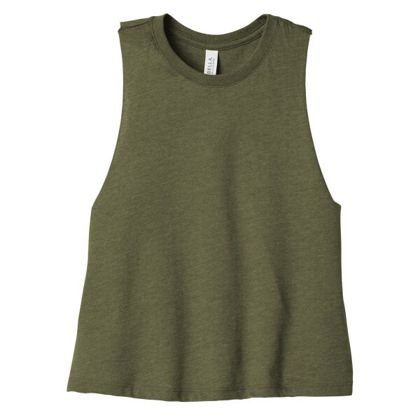 Women's racerback cropped tank Thumbnail