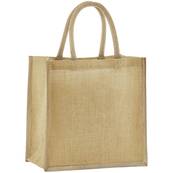 Westford Mill Natural Starched Jute Mini Gift Bag Thumbnail