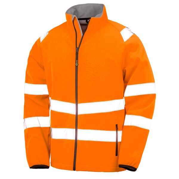 Recycled 2-layer printable safety softshell Thumbnail