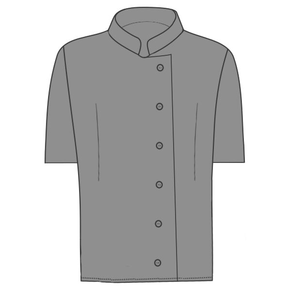 Le Chef Ladies Asymmetric Chef's Jacket Thumbnail