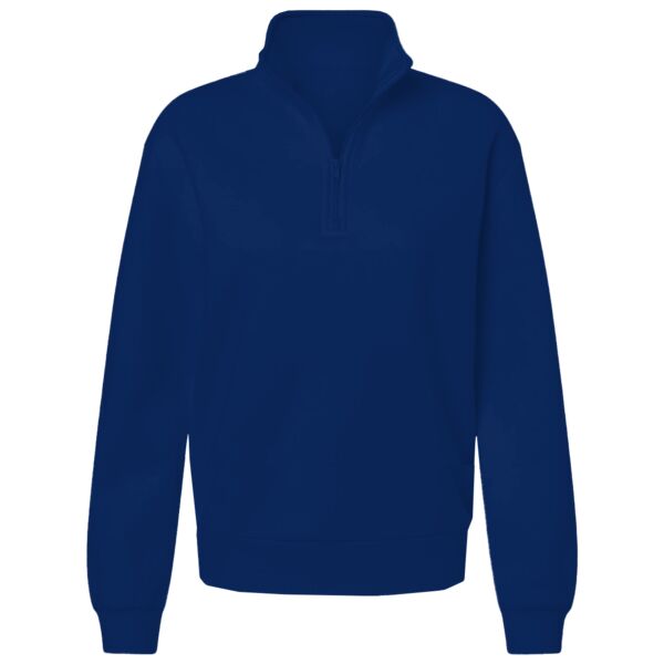 Kustom Kit Regular Fit 1/4 Zip Piqué Sweatshirt Thumbnail