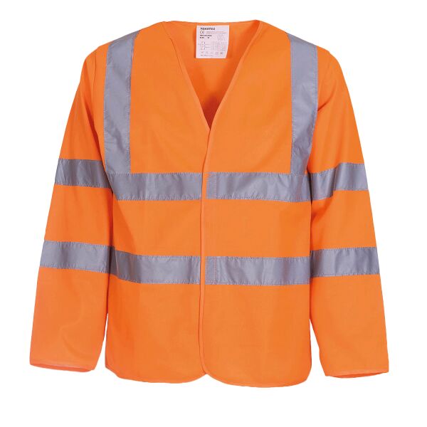 Hi-Vis Long Sleeve Waistcoat Thumbnail