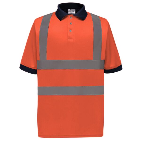 Hi-vis short sleeve polo (HVJ210) Thumbnail