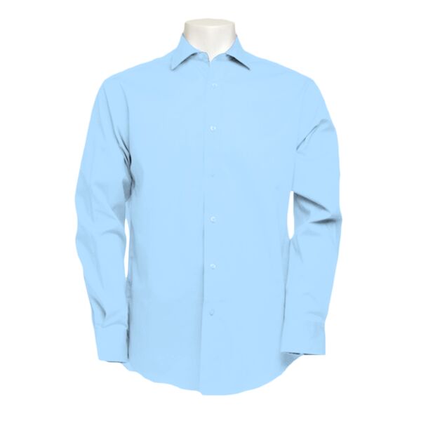 Kustom Kit Premium Long Sleeve Classic Fit Oxford Shirt Thumbnail