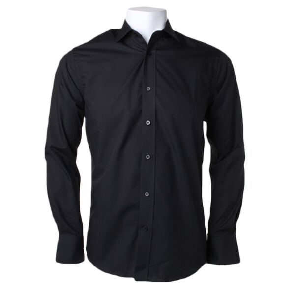 Kustom Kit Long Sleeve Tailored Business Shirt Thumbnail