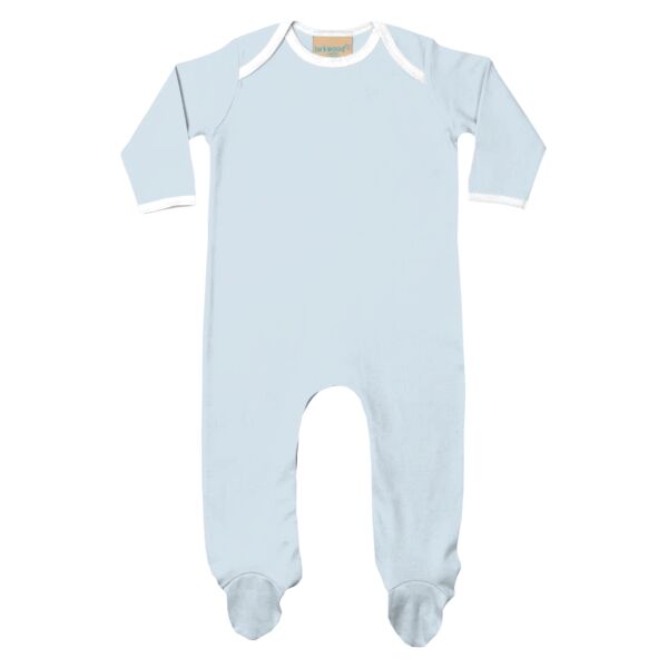 Larkwood Contrast Baby Sleepsuit Thumbnail