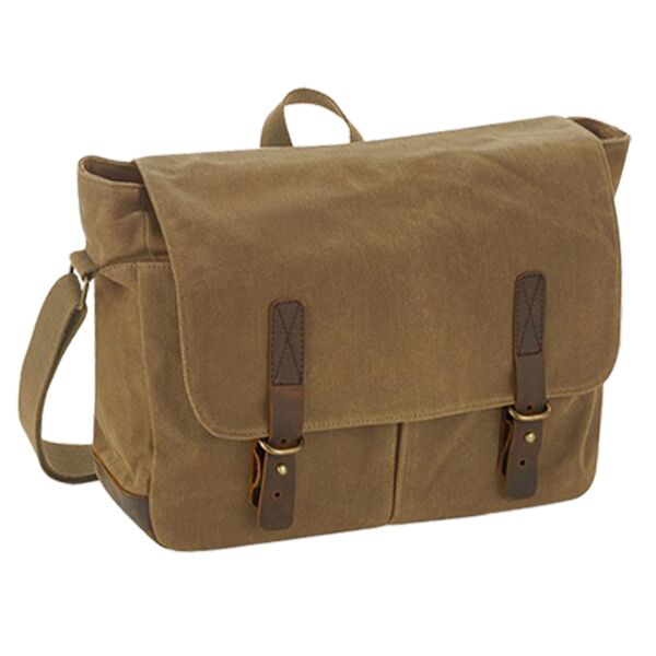 Quadra Heritage Waxed Canvas Messenger Thumbnail