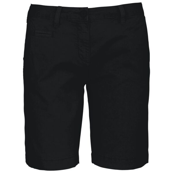 Ladies' washed effect Bermuda shorts Thumbnail