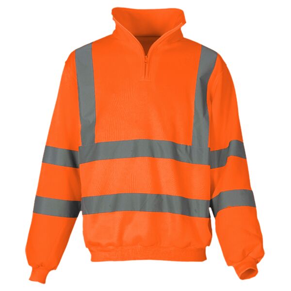 Hi-Vis 1/4 Zip Sweatshirt Thumbnail